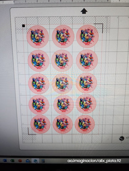 Clase de Stickers con Cameo y Cricut